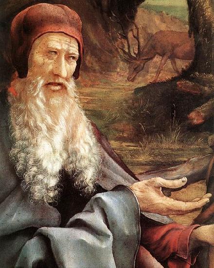 Matthias Grunewald St Anthony oil painting image